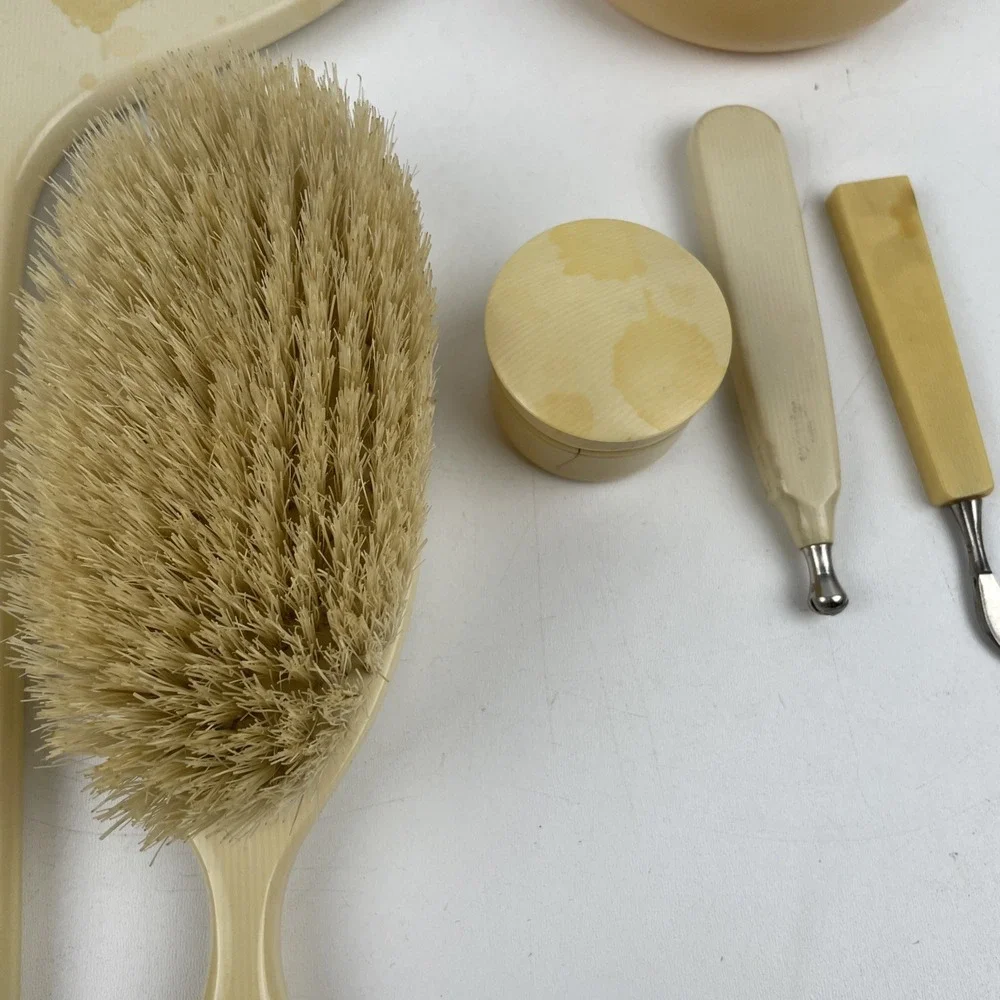 La France Ivory Pyralin Vanity Set 1930s – 9pc